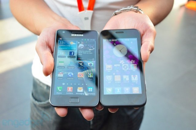 Китайский смартфон и Samsung